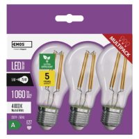 LED žárovka Filament A60 E27 5W (75W) 1 060 lm neutrální bílá EMOS ZF5158.3