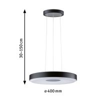 Puric Pane II pendant lum. LED 22W 400mm