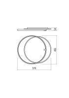 Stropní svítidlo ARP PL LED 36W 3000K SHW REDO 01-2659