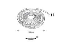 LED Strip, 19W , RGB, L500cm, IP44 RABALUX 79022