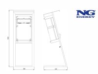 Rozváděč se stojanem NG  ENERGY SK 31 1854 E.02