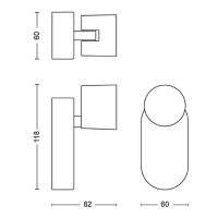 STAR single spot černá 1x4.5W SELV Dim PHILIPS 871951443537700