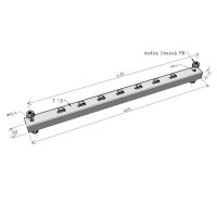 Podpěra PZM 400 ''A2'' pro žlab 400/50, 400/100 ARKYS ARK-236040