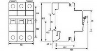 Doepke 09916115 DLS 6I B25-3 10KA Jistič 3pól., B-charakt., 25 A, 10 kA