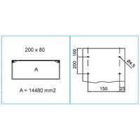 TA-EN 200X80 G 01847 Kanál s plochým dnem 200x80 - šedá IBOCO B01847