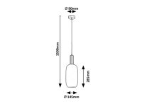 Sinopia E27 1x 60W IP20 zlato RABALUX 5224