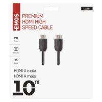 HDMI 2.0 high speed kabel A vidlice A vidlice 10 m EMOS S11000