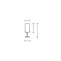 Stolní svítidlo Maia 320/150mm 1x100(77)  W E27K LUCIS LB480.11.M320