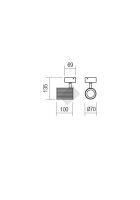 Nástěnné a stroní svítidlo DELPHI AP/PL 1X50W GU10 MWH REDO 01-2552