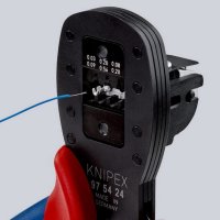 KNIPEX Lisovací kleště na miniaturní konektory Paralelní lisování 190 mm