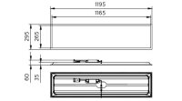 LED panel PHILIPS RC065B G5 34_36S/830_40 PSU 30x120 OC SC