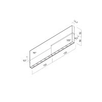 XTRIM S ADJ. LINEAR LIGHT FITTING  10.6W