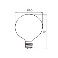 LED světelný zdroj XLED G125 7W-WW 29638 Kanlux