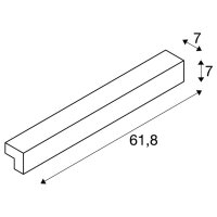 L-LINE 60 LED nástěnné a stropní svítidlo IP44 3000K 1500lm bílé SLV 1001299