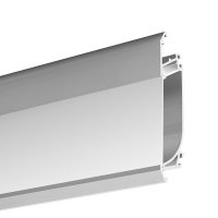 Nástěnná LED lišta do sádrokartonu KLUŚ OBIT stříbrná anoda 3m ALUMIA W4826|3m