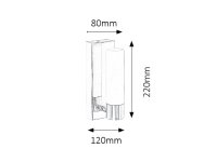 Jim LED 5W IP44 chrom RABALUX 5749