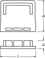 LEDVANCE Wide Profiles for LED Strips -PW01/EC