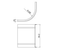 Víko kolena stoupajícího LINEAR+ VKSL-1B 150 ''ŽZ'' ARKYS ARB-12790105