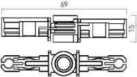 MICROTRACK 1c FLEXIBLE CONNECTION ELEMEN