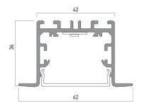 XTRACE RECESSED LIGHT FITTING 14.7W 220-