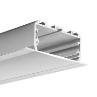 LED hliníkový profil KLUŚ LARKO-50 stříbrná anoda 3m /C0756_3m/ A00756|A_3