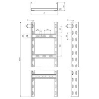 Kabelová lávka PO 60x200 sendzimir KOPOS KL 60X200_PO