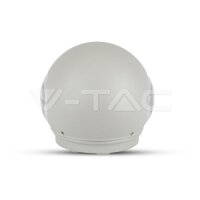 6W LED Wall Light White Body Round IP65