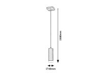 TORAS dub GU10 1x 5W IP20 dub RABALUX 72121