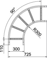 OBO LB 90 1130 R3 FS Oblouk 90°