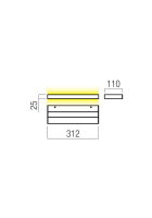 Nástěnné svítidlo SEED AP LED 15W 3000K SWH  REDO 01-3552