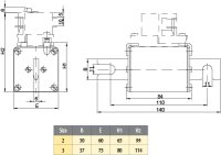 Nožová pojistka S2M UQ01 aR 110/250A/1250V ETI 004735130