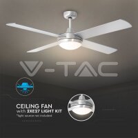 2*E27   LED Ceiling Fan With Light Kit R