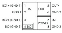 Měřicí transformátor proudu, pro Rogowského cívky 24 V DC, 2,5mm2 WAGO 857-552