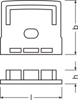 LEDVANCE Wide Profiles for LED Strips -PW01/EC/H