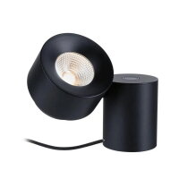 LED stolní lampa 3-krokové-stmívatelné Puric Pane 2700K 3W černá PAULMANN 79776