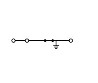 2202-6307 3-conductor ground terminal bl