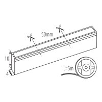 NEON LED12W/M IP65-BL Pásek NEON LED KANLUX 37237