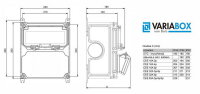 Zásuvková kombinace NG ENERGY VARIABOX SC 31 188 VB.12