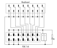 Interface adaptér 14pól. Vstup se spínáním k plusu WAGO 857-981
