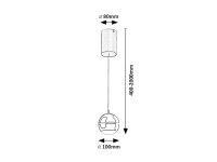 MAELO LED 6W IP20 černá 4000K 200lm RABALUX 72246