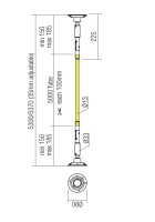 Nástěnné svítidlo FREEDOM 360 SIST.LINIAR LED SMD 45W IP65 4000K SWH(5M)