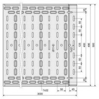 Kabelový žlab 85x500x1,25 sendzimir (Jupiter) KOPOS KZI 85X500X1.25_S