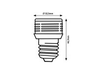 SMD LED, E27, 3W, 220lm, 3000K RABALUX 79026