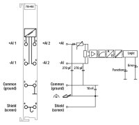 2kanálový analogový vstup 0-20 mA rozdílový vstup WAGO 753-452