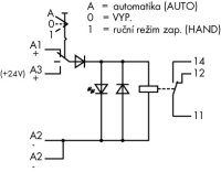 Reléový modul jmenovité vstupní napětí: 24 V DC 1 přepínací kontakt WAGO 789-326