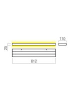 Nástěnné svítidlo SEED AP LED 30W 3000K SWH  REDO 01-3554