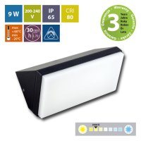 LED svítidlo Penelope, 9W, 3000K, IP65, černá barva MCLED ML-513.028.19.0