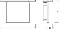 LEDVANCE Wide Profiles for LED Strips -PW02/EC