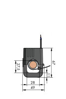 Transformátor proudu s děleným jádrem, 250A/1A WAGO 855-4101/250-001