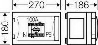 FP 5102 Odpojovač 100A 3-pólová, PE+N